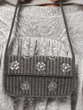 Anthro The Fiona Beaded Bag: Geometric Edition